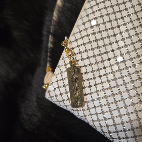 Vintage Whiting & Davis Enamel Mesh Convertible Clutch Shoulder Bag - Picture 2 of 7